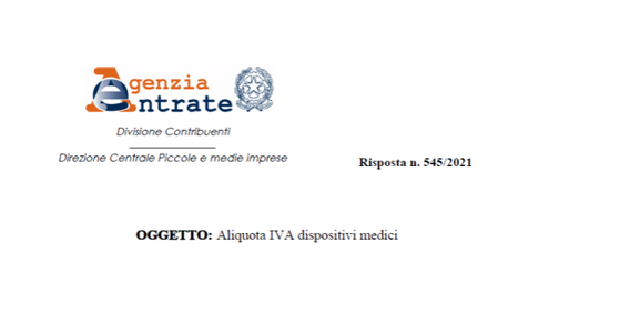 IVA dispositivi medici, per la corretta tassazione è necessaria la classificazione delle Dogane