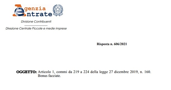 Bonus facciate e IVA al 10 per cento per la ristrutturazione: ok alle agevolazioni in presenza dei requisiti