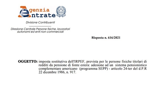 Pensione complementare in anticipo: via libera alle agevolazioni fiscali per chi trasferisce la residenza in Italia