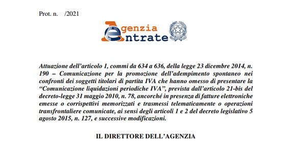 Partite IVA, lettere di compliance in arrivo in caso di omesso invio delle LIPE