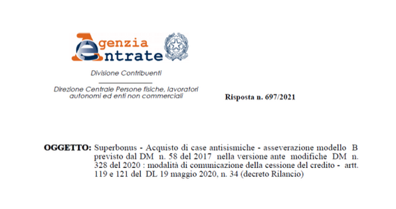 Superbonus 110, maxi detrazione per lavori antisismici anche con asseverazione con vecchio modello