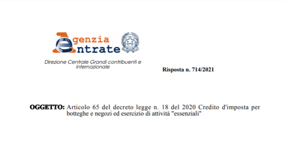 Bonus affitto botteghe e negozi, la profumeria è esclusa dall'agevolazione