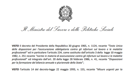 Prestazioni INAIL, rivalutati gli importi di rendite e assegni per il 2021