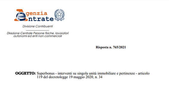 Superbonus, novità sui limiti: le pertinenze non contano, l'Agenzia delle Entrate ci ripensa