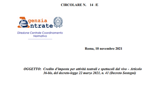 Bonus teatro e spettacoli 2021, requisiti e spese ammesse: la circolare AdE