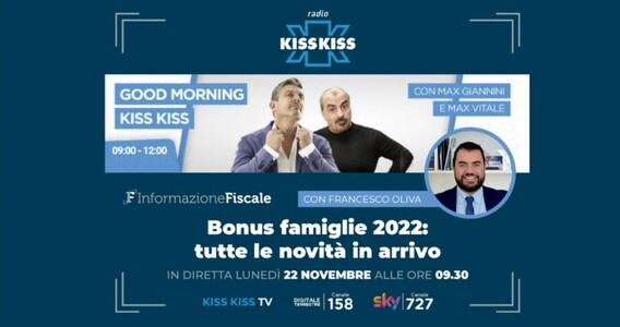 Bonus famiglie 2022: le novità in arrivo dal 1° gennaio