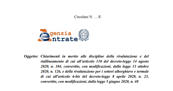 Rivalutazione beni d'impresa: osservazioni alla bozza di circolare entro il 7 dicembre