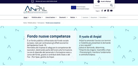 Fondo Nuove Competenze 2022: annunciato il rifinanziamento