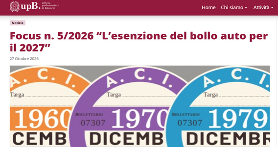 Bollo auto 2027, l'esenzione neutralizza la riforma e l'abolizione resta in bilico