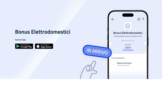 Bonus elettrodomestici, partono le registrazioni. Domanda sull'App IO
