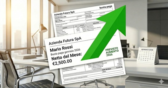 Come cambierà la busta paga da gennaio 2026?