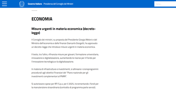 DL Anticipi: le novità nel testo approvato in Consiglio dei Ministri