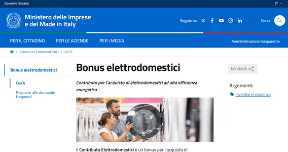 Bonus elettrodomestici, cosa comprare? Pubblicato l'elenco ufficiale dei prodotti ammessi