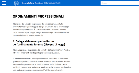 Riforma delle professioni: le novità nei DdL approvati in Consiglio dei Ministri