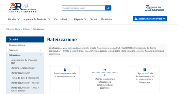 Cartelle esattoriali fino a 120 rate, un QR Code per domanda e simulazione