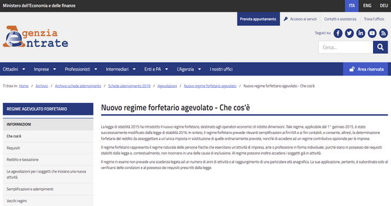 Rendere più conveniente il forfettario non è giusto