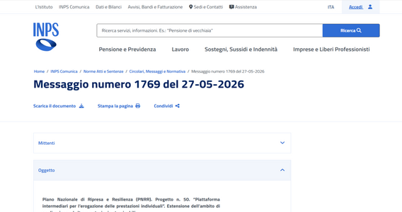 ISCRO e IDIS: domanda anche sulla Piattaforma intermediari INPS