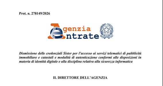 SPID o CIE d'obbligo anche per i servizi catastali: addio alle credenziali Sister