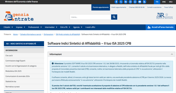 Concordato preventivo biennale 2025/2026, l'Agenzia delle Entrate aggiorna il software