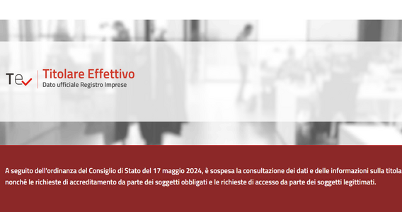 Titolare effettivo, il punto sulla comunicazione