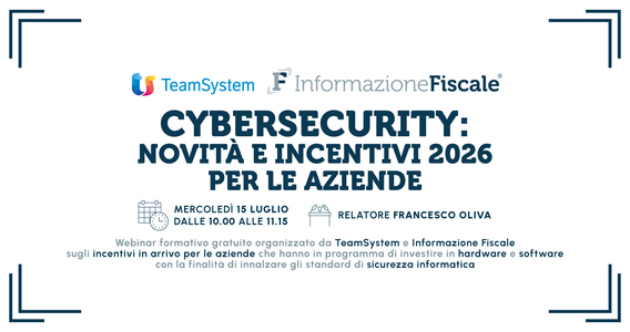 Cybersecurity: novità e incentivi 2026 per le aziende