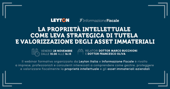 Valorizzazione fiscale e tutela legale della proprietà intellettuale