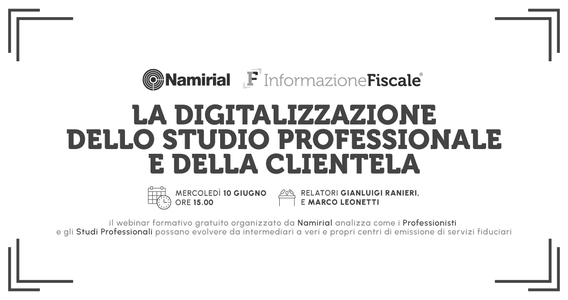 La digitalizzazione dello Studio Professionale e della clientela