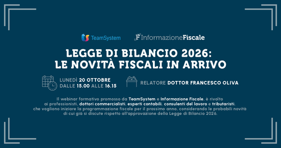 Legge di bilancio 2026: le novità in arrivo