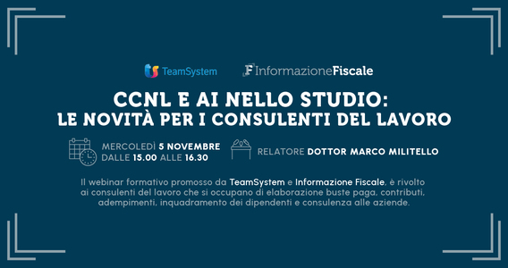 CCNL e AI nello studio: novità per i consulenti del lavoro