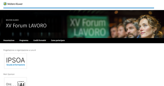 Riforme del lavoro: in corso il XV Forum Wolters Kluwer Italia