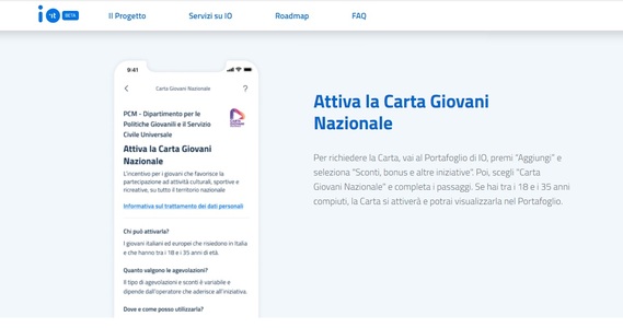 Carta giovani, come attivarla? I passi da seguire sull'app IO