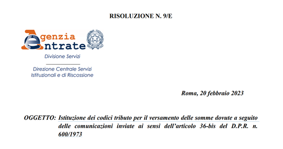 Avvisi bonari: dal bonus acqua a quello prima casa, i codici tributo per il versamento parziale
