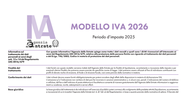 Dichiarazione IVA 2026: istruzioni per la compilazione del Quadro VL 