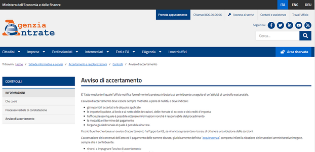 Accertamenti parziali al test della Cassazione
