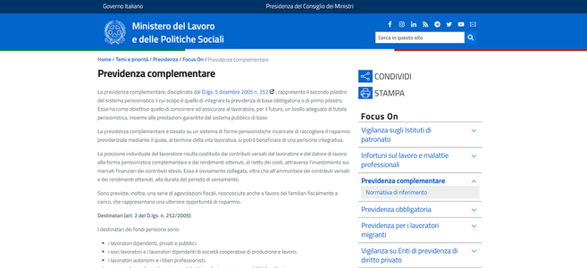 Previdenza complementare: definizione e agevolazioni fiscali