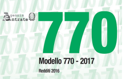 Soggetti obbligati alla compilazione del modello 770/2017