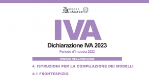 Dichiarazione IVA 2023: la compilazione del frontespizio