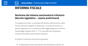 Decreto sanzioni fiscali: in arrivo riduzioni e sconti sul fronte amministrativo e penale