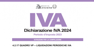 Quadro VP della dichiarazione IVA 2024: le istruzioni per la compilazione 