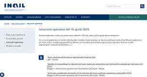 Riduzione dei premi INAIL: le novità del modello OT23 per il 2025 
