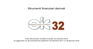 OIC 32: gli strumenti finanziari derivati 