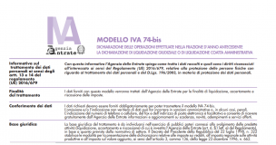 Modello IVA 74 bis aggiornato alle novità sulla crisi d'impresa: le istruzioni per il 2023 