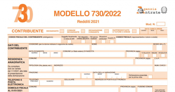 Modello 730/2022: istruzioni, scadenza e novità