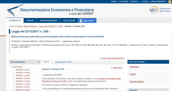 Stabile organizzazione: significato e novità Legge di Bilancio 2018