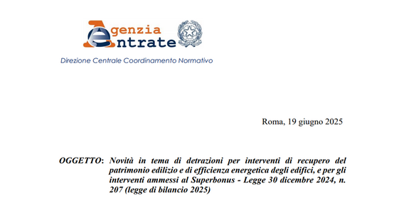Bonus casa 2025, arriva la circolare del Fisco. Taglio detrazioni per conviventi e locatari