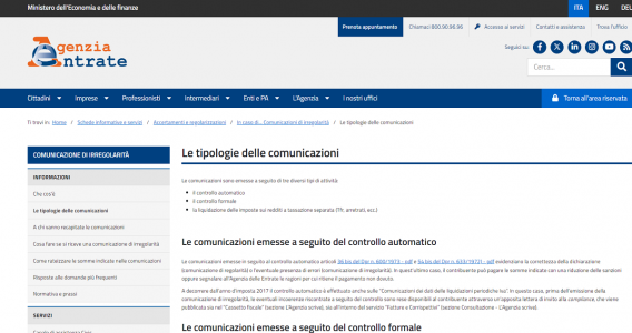 Controlli fiscali: avviso bonario non sempre obbligatorio